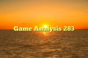 Game Analysis 283