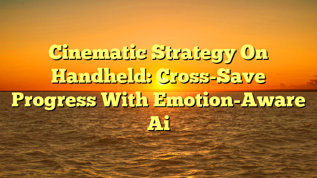 Cinematic Strategy On Handheld: Cross-Save Progress With Emotion-Aware Ai