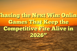 Chasing the Next Win: Online Games That Keep the Competitive Fire Alive in 2026”